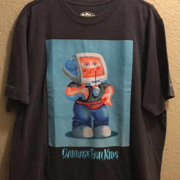 Garbage Pail Kids Large Tshirt Gray/Blue Embroided NWT - Picture 4 of 13